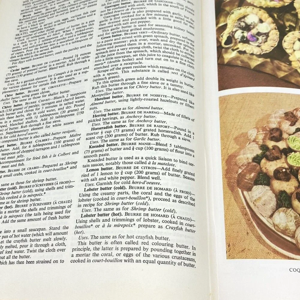 VTG 1965 Larousse Gastronomique Crown Publishers Cookbook 1961 First‎ Edition